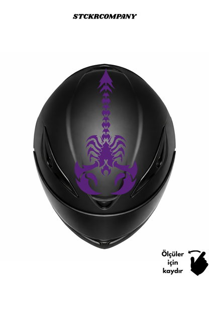 Akrep Kask Sticker - Kask Üstü Sticker | STCKRCOMPANY