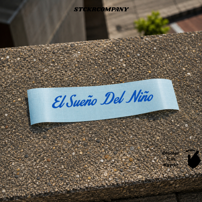 El Sueno Del Nino Sticker - Minimal Kask ve Motor Sticker | STCKRCOMPANY