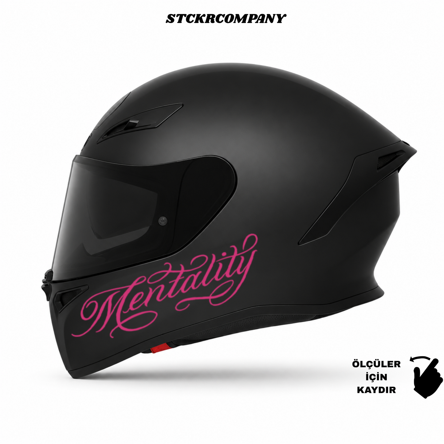 Mentality Kask Sticker - Kask Çene Sticker | STCKRCOMPANY