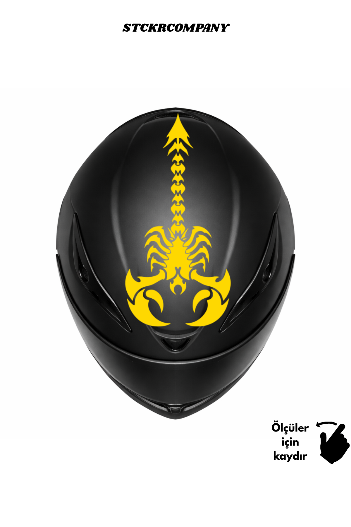 Akrep Kask Sticker - Kask Üstü Sticker | STCKRCOMPANY