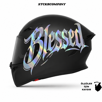 Blessed Büyük Kask Sticker