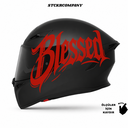 Blessed Büyük Kask Sticker