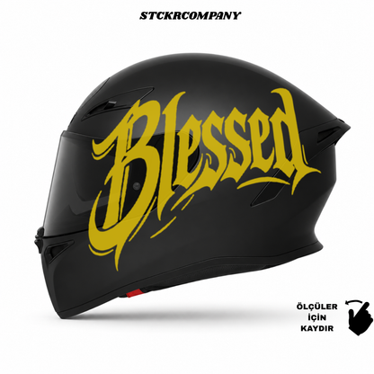 Blessed Büyük Kask Sticker