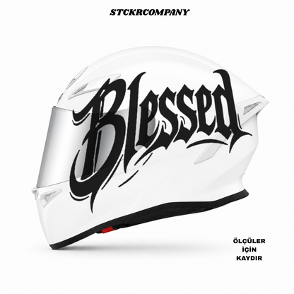 Blessed Büyük Kask Sticker