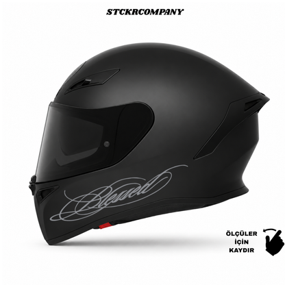 Blessed Kask Sticker - Kask Çene Sticker | STCKRCOMPANY