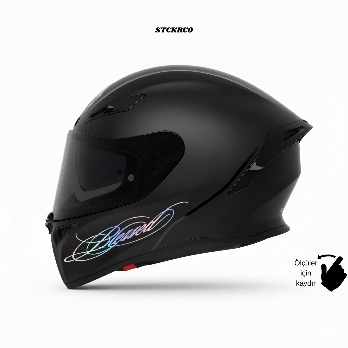 Blessed Kask Sticker - Kask Çene Sticker | STCKRCOMPANY