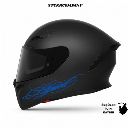 Blessed Kask Sticker - Kask Çene Sticker | STCKRCOMPANY