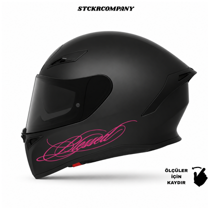 Blessed Kask Sticker - Kask Çene Sticker | STCKRCOMPANY