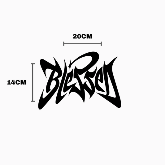 Blessed Kask Sticker | STCKRCOMPANY