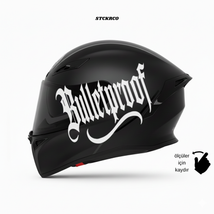 Bulletproof Kask Sticker