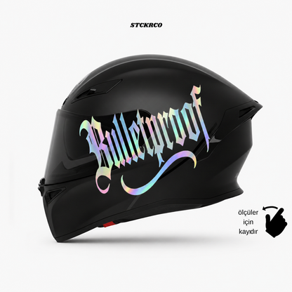 Bulletproof Kask Sticker