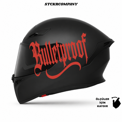 Bulletproof Kask Sticker