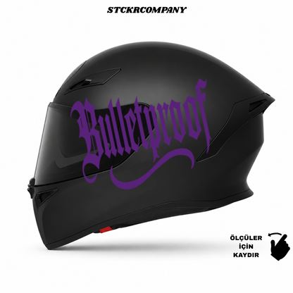 Bulletproof Kask Sticker
