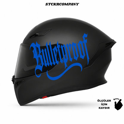 Bulletproof Kask Sticker