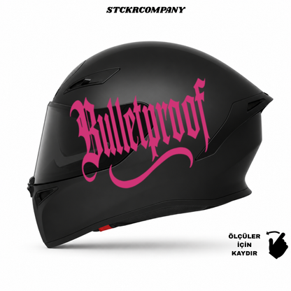 Bulletproof Kask Sticker