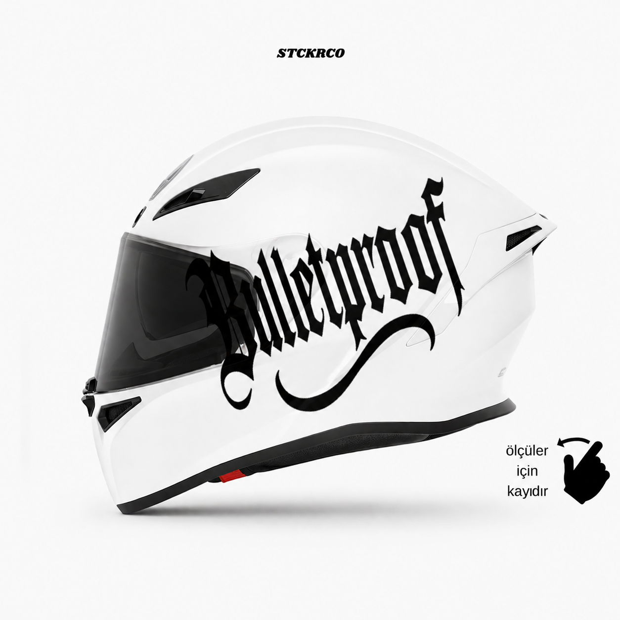 Bulletproof Kask Sticker