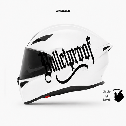 Bulletproof Kask Sticker
