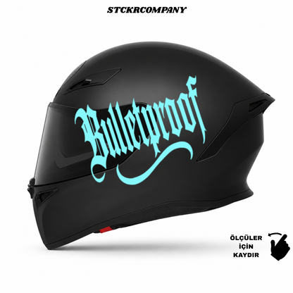 Bulletproof Kask Sticker