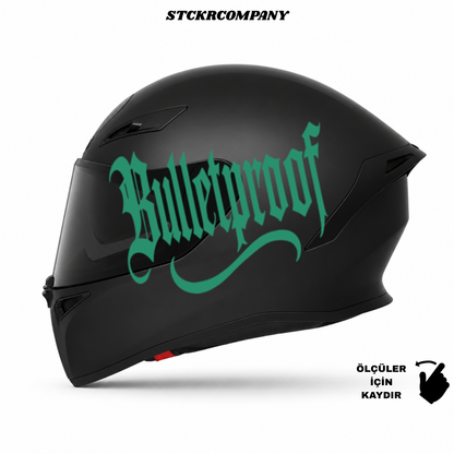 Bulletproof Kask Sticker