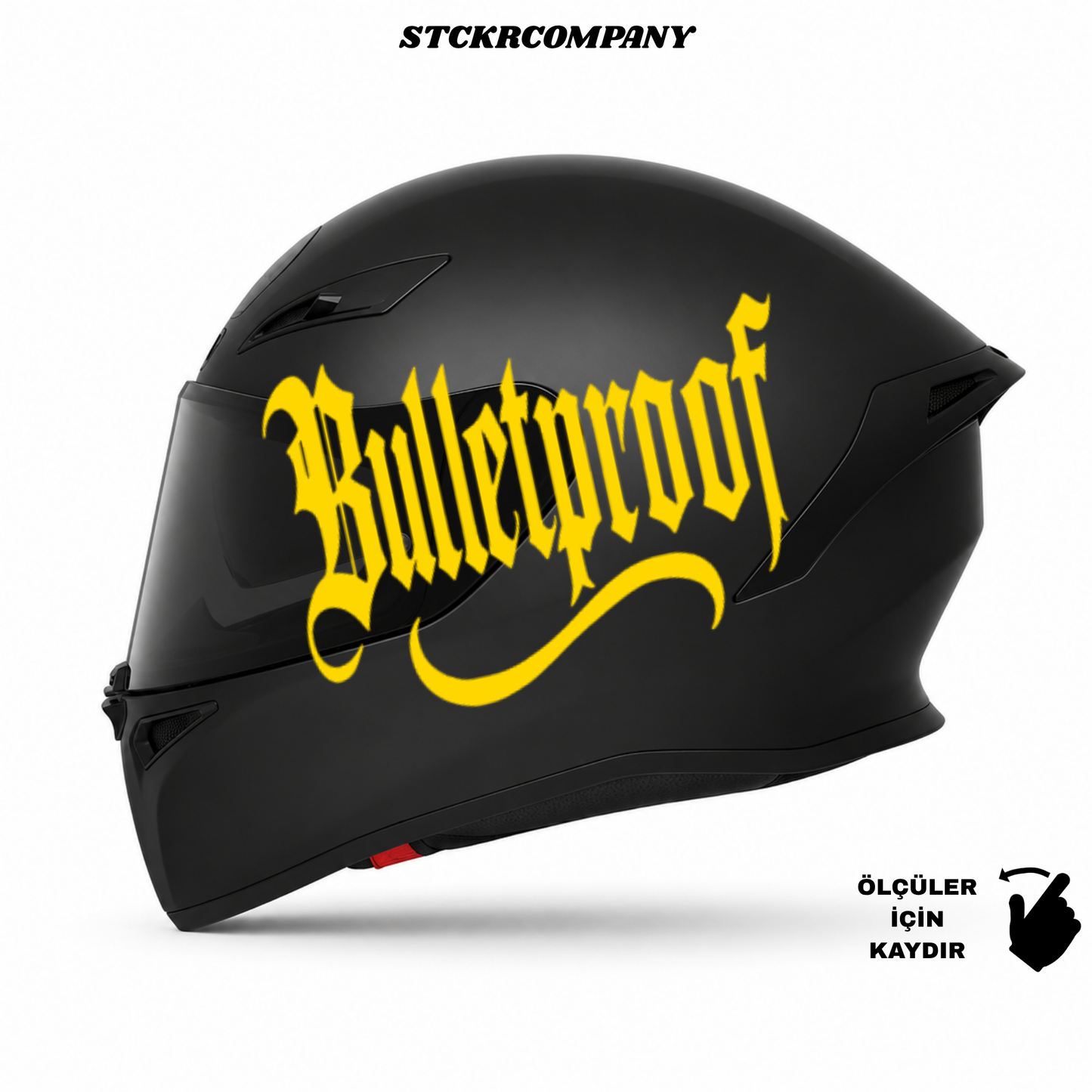 Bulletproof Kask Sticker