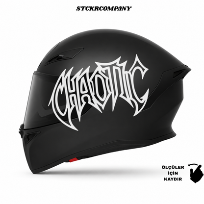 Chaotic Kask Sticker