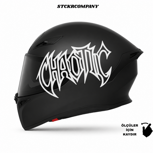 Chaotic Kask Sticker | STCKRCOMPANY