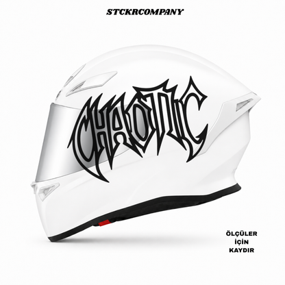 Chaotic Kask Sticker