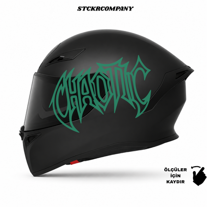 Chaotic Kask Sticker