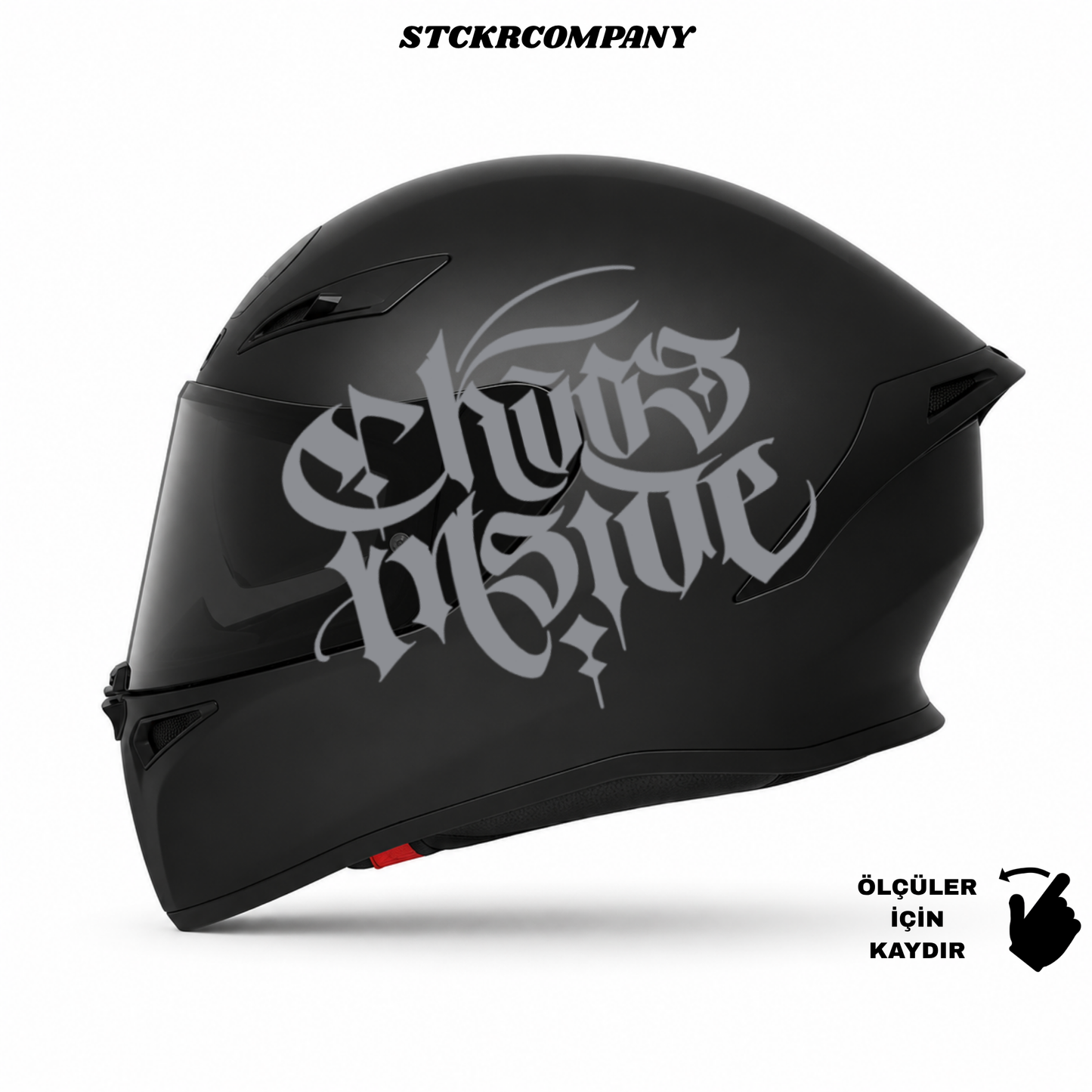 Chaos Inside Kask Sticker