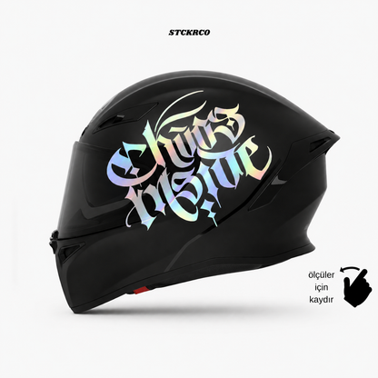 Chaos Inside Kask Sticker
