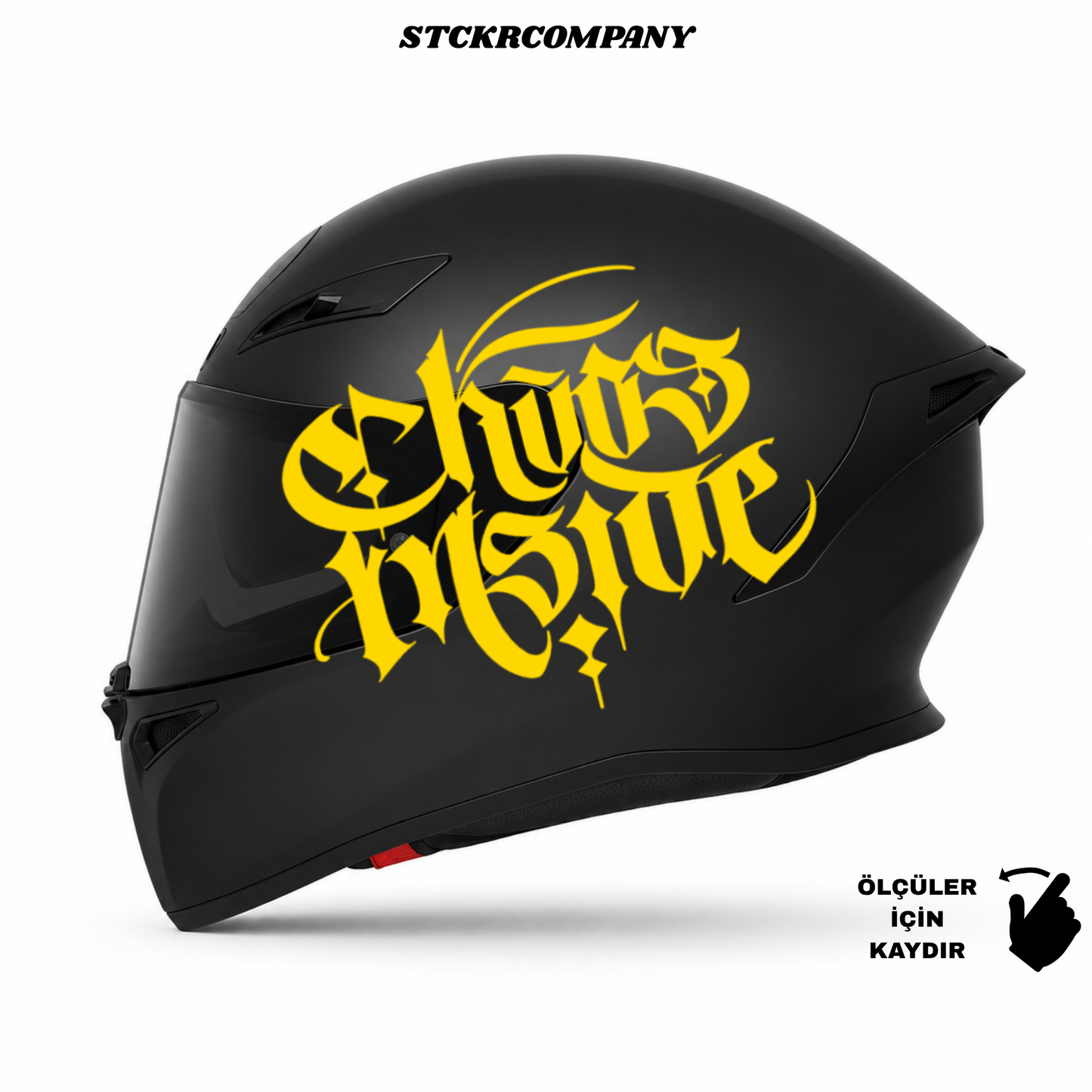 Chaos Inside Kask Sticker
