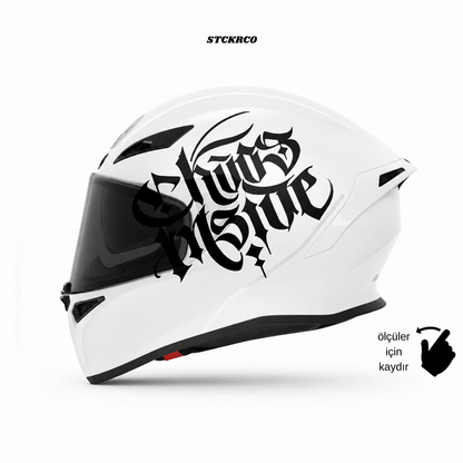 Chaos Inside Kask Sticker