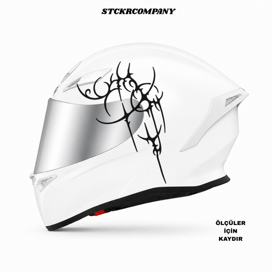 Tribal Köşe Kask Sticker | STCKRCOMPANY