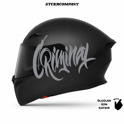 Criminal Kask Sticker
