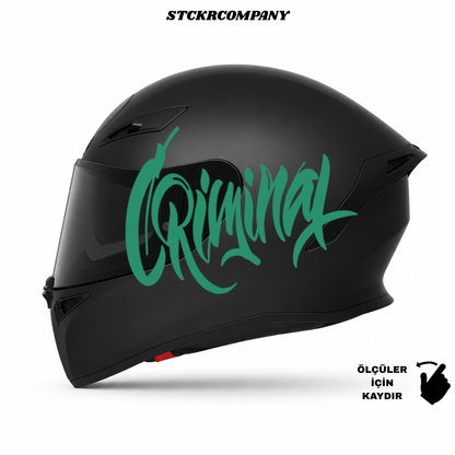 Criminal Kask Sticker