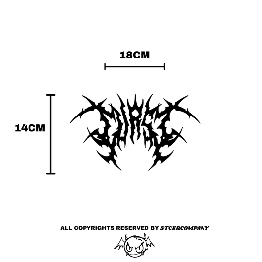 Cursed Kask Sticker | STCKRCOMPANY