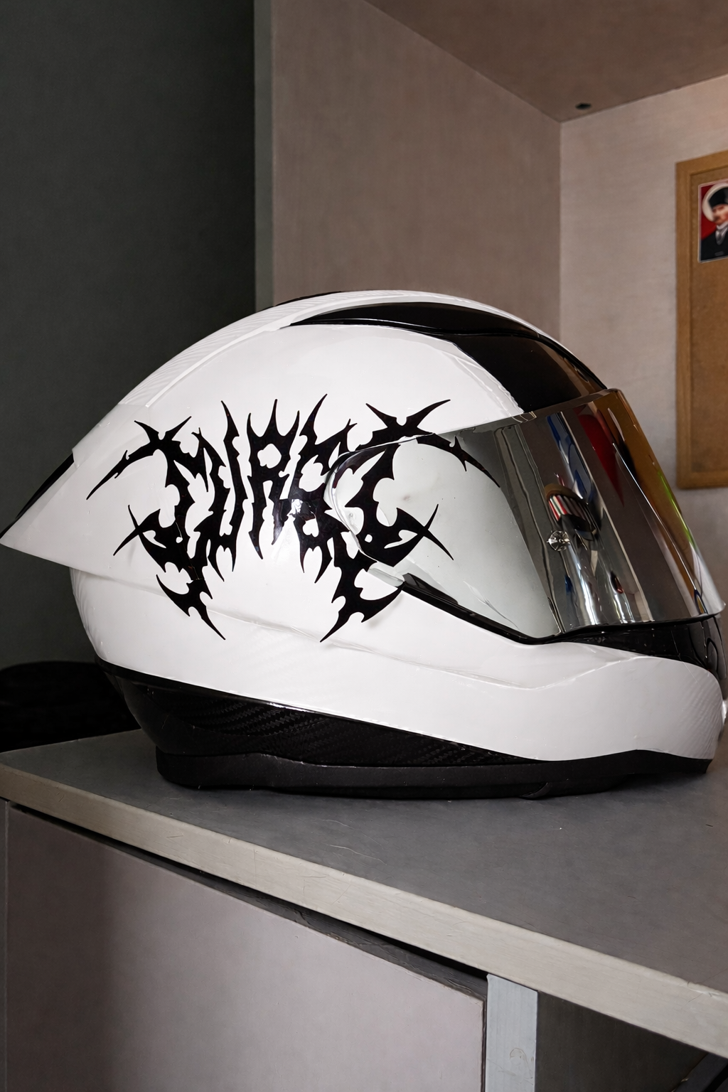 Cursed Kask Sticker