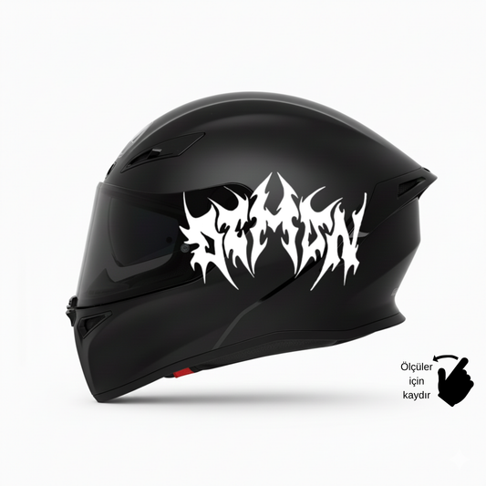 Demon Kask Sticker | STCKRCOMPANY
