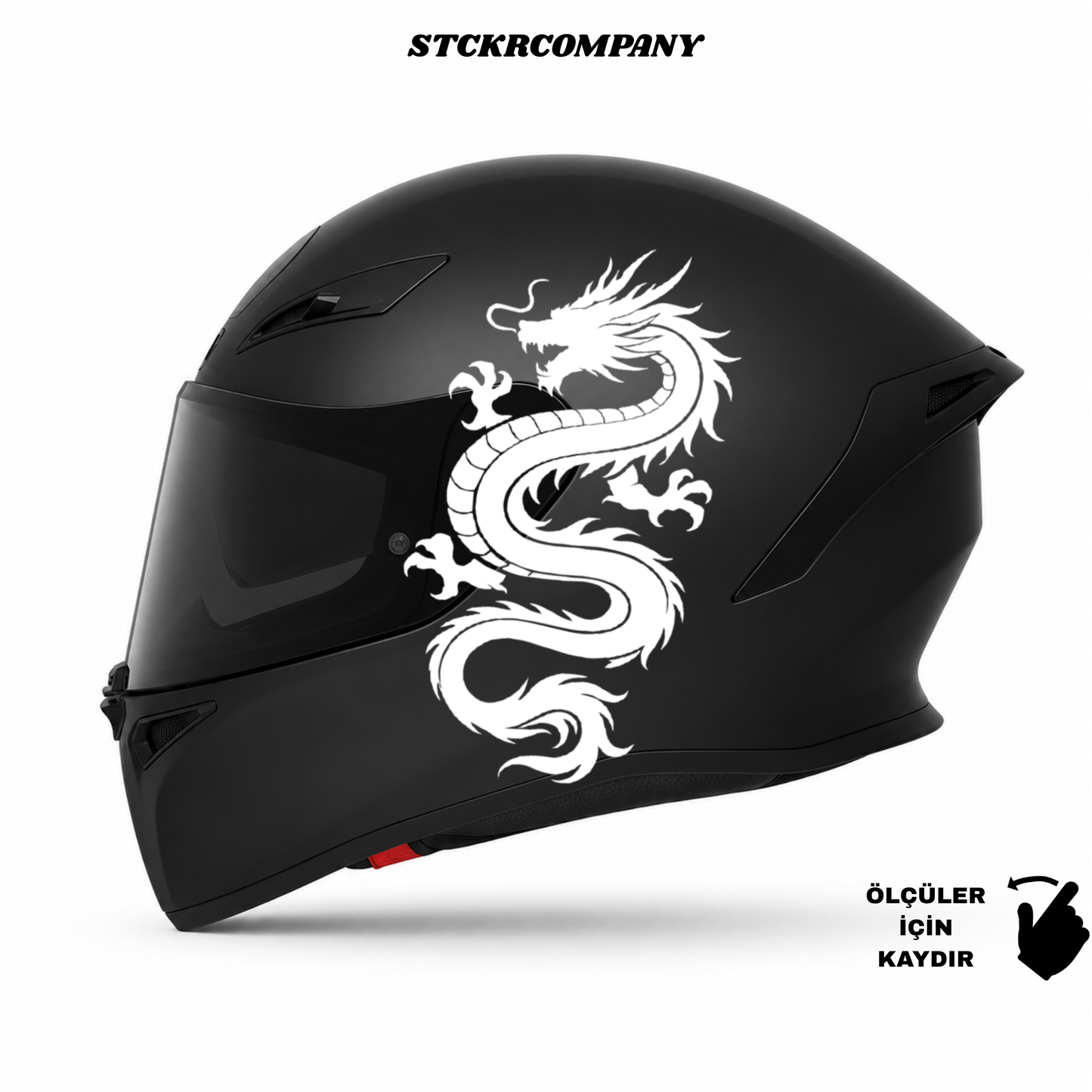 Ejderha Kask Sticker