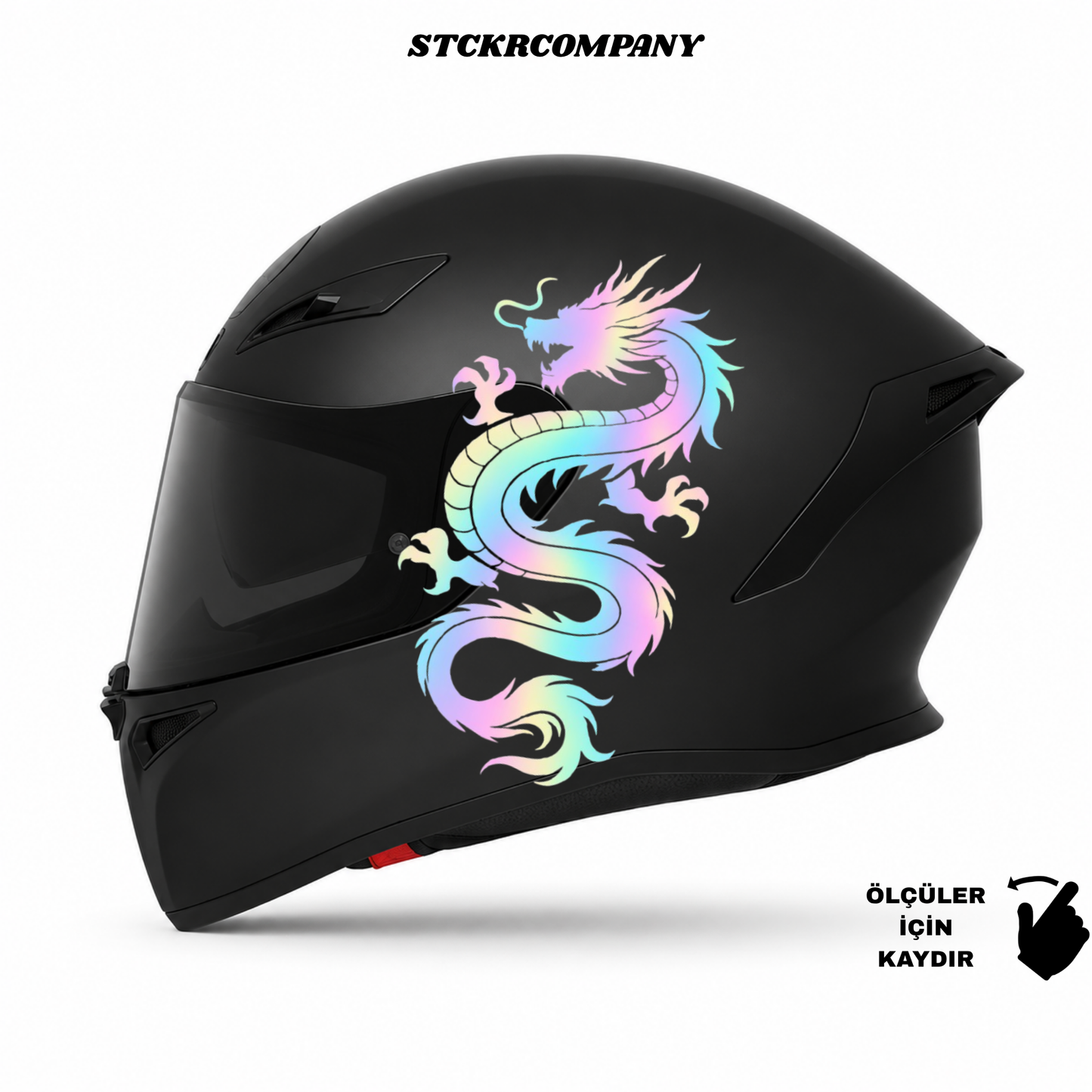Ejderha Kask Sticker