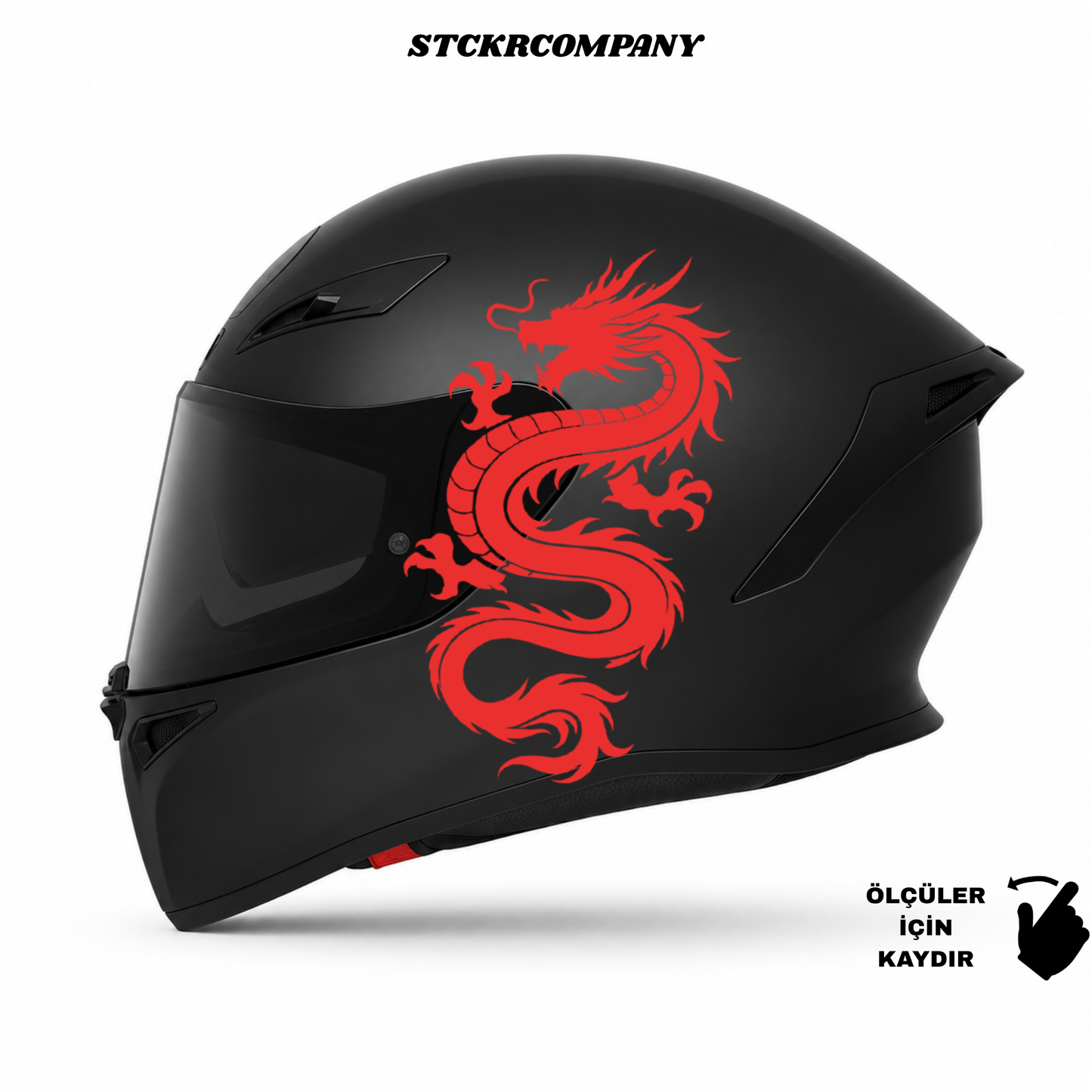 Ejderha Kask Sticker