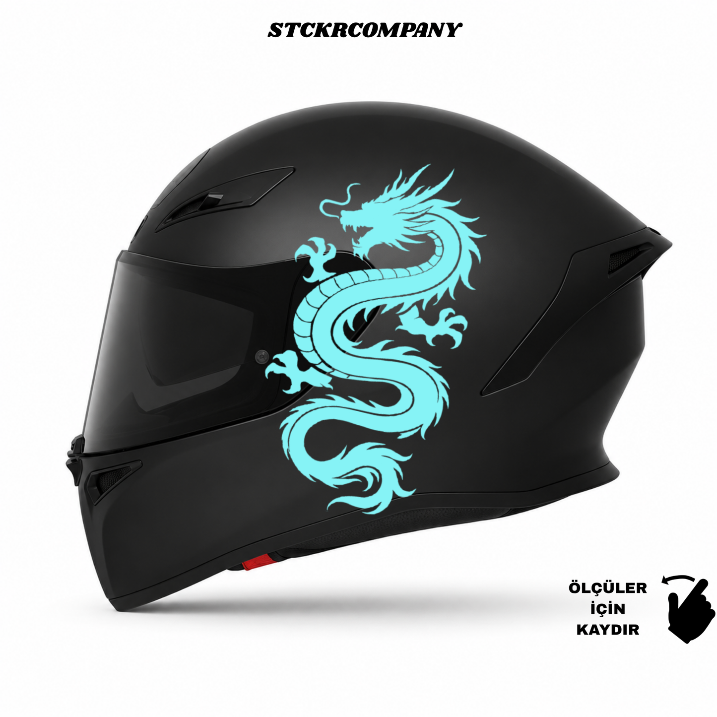 Ejderha Kask Sticker