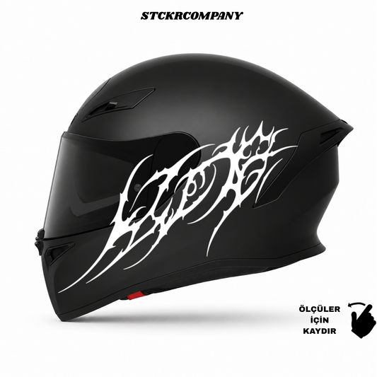 Tribal Eye Kask Sticker | STCKRCOMPANY