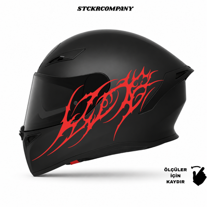 Tribal Eye Kask Sticker