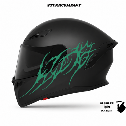 Tribal Eye Kask Sticker