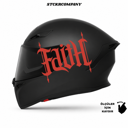 Faith Kask Sticker