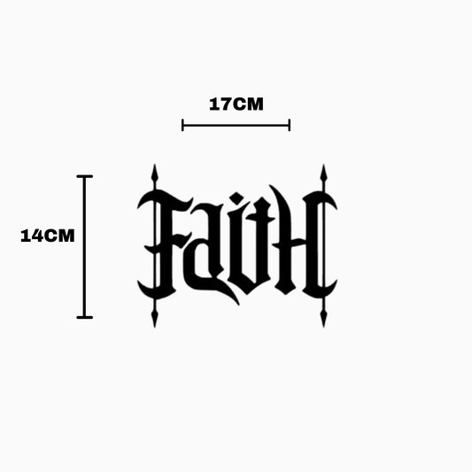 Faith Kask Sticker | STCKRCOMPANY