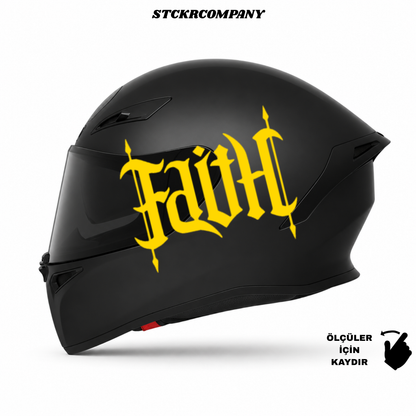Faith Kask Sticker