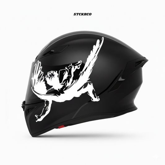 Fallen Angel Kask Sticker | STCKRCOMPANY