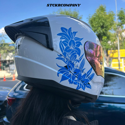 Çiçek Kask Sticker